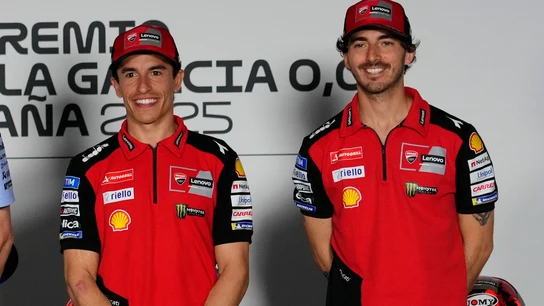Marc Márquez y Pecco Bagnaia Marc Márquez y Pecco Bagnaia