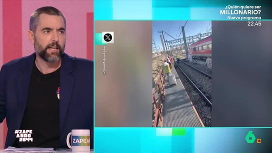 Así pasó Dani Mateo el apagón: encerrado en un tren durante seis horas El presentador de Zapeando no consiguió llegar hasta su casa y, debido a ello, tuvo que pasar la noche en un hotel en Madrid.