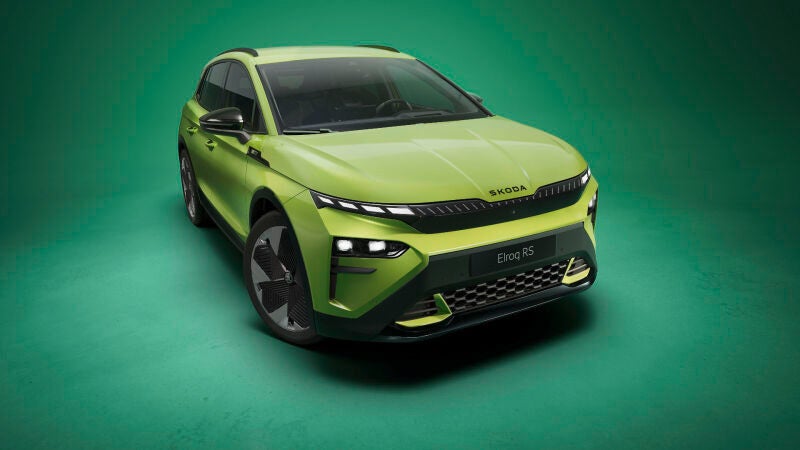 Eléctrico, más de 500 kilómetros de autonomía, casi 350 CV y un diseño rompedor; Škoda se pasa el juego