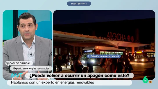 Carlos Cagigal alerta sobre un posible nuevo apagón: "El sistema está expuesto y llevamos avisándolo semanas" Carlos Cagigal alerta sobre un posible nuevo apagón: "El sistema está expuesto y llevamos avisándolo semanas"