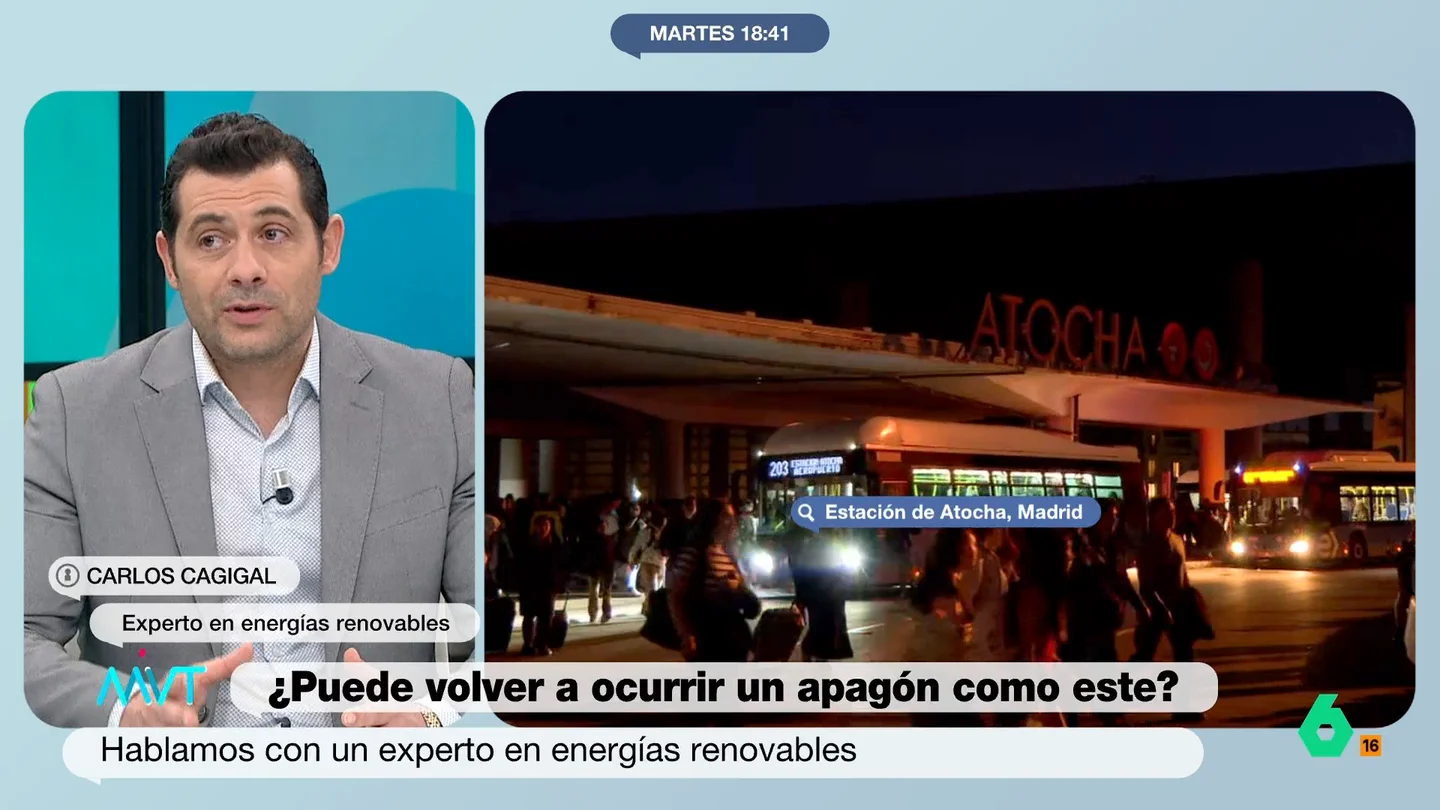 Carlos Cagigal alerta sobre un posible nuevo apagón: "El sistema está expuesto y llevamos avisándolo semanas" Carlos Cagigal alerta sobre un posible nuevo apagón: "El sistema está expuesto y llevamos avisándolo semanas"