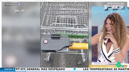 El invento viral de los supermercados alemanes que viene muy bien para personas como Angie Cárdenas: la lupa para leer etiquetas El invento viral de los supermercados alemanes que viene muy bien para personas como Angie Cárdenas: la lupa para leer etiquetas
