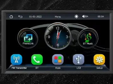 B5 7 pulgadas inalámbrico CarPlay Android estéreo para coche Bluetooth 5,0, pantalla táctil AHD, enlace de espejo, cámara de marcha atrás, ranura para tarjeta Multimedia B5 7 pulgadas inalámbrico CarPlay Android estéreo para coche Bluetooth 5,0, pantalla táctil AHD, enlace de espejo, cámara de marcha atrás, ranura para tarjeta Multimedia