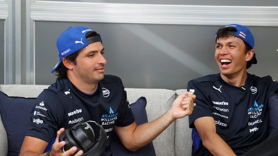 Carlos Sainz y Alexander Albon Carlos Sainz y Alexander Albon