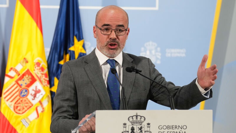 El delegado del Gobierno de Madrid, Francisco Martín Aguirre, ofrece una rueda de prensa