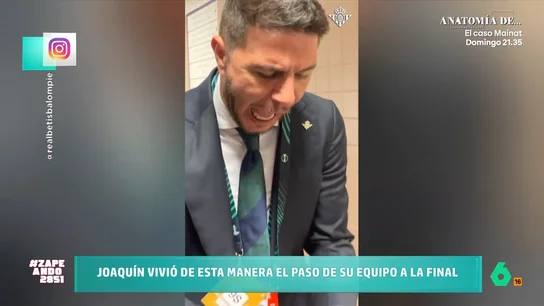 La emocionante reacción de Joaquín tras pasar el Betis a la final de la Conference: "Me tiemblan las manos, tío" El Betis hizo ayer historia al clasificarse a la primera final europea de su historia y uno de los béticos más ilustres, el exfutbolista Joaquín, reaccionó a este momento histórico como se espera de él.