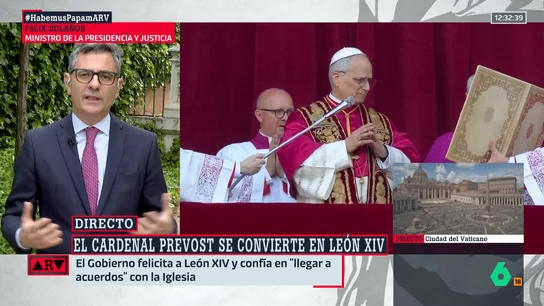 El Gobierno, "optimista" con el nuevo papa León XIV: "El legado de Francisco parece que está en buenas manos" El Gobierno, "optimista" con el nuevo papa León XIV: "El legado de Francisco parece que está en buenas manos"