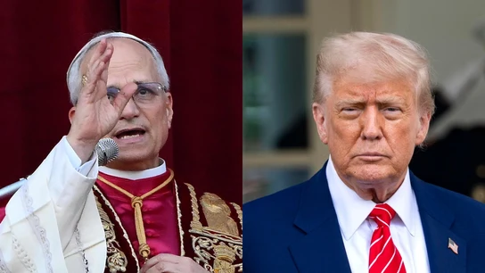 Imágenes del papa León XIV y el presidente de Estados Unidos, Donald Trump Imágenes del papa León XIV y el presidente de Estados Unidos, Donald Trump