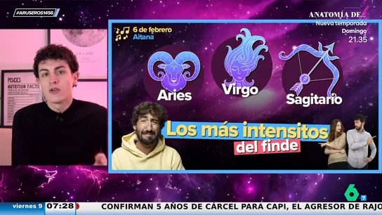 Horóscopo para el fin de semana del 9 al 11 de mayo, según Jabifus. Escorpio, Leo y Acuario, a la gresca AruHoróscopo para el fin de semana del 9 al 11 de mayo, según Jabifus. Escorpio, Leo y Acuario, a la gresca