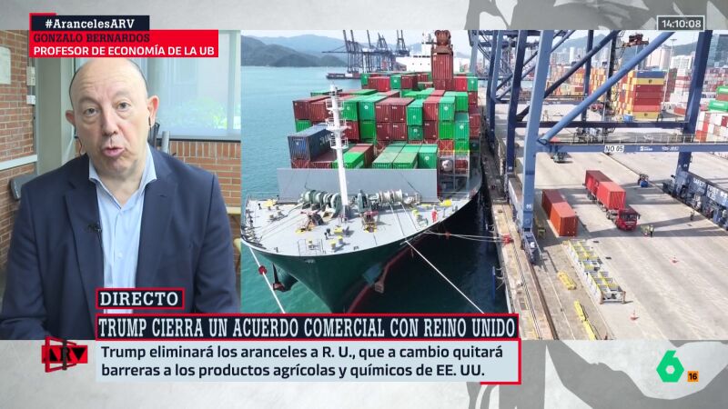El análisis de Gonzalo Bernardos sobre el pacto entre EEUU y Reino Unido: "No es el camino, el camino es negociar globalmente"