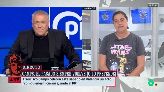Loreto Ochando, sobre el acto que convocó Camps : "Es un animal político muy listo y si él se ve con posibilidades cuidado con la guerra que puede abrir" Loreto Ochando, sobre el acto que convocó Camps : "Es un animal político muy listo y si él se ve con posibilidades cuidado con la guerra que puede abrir"