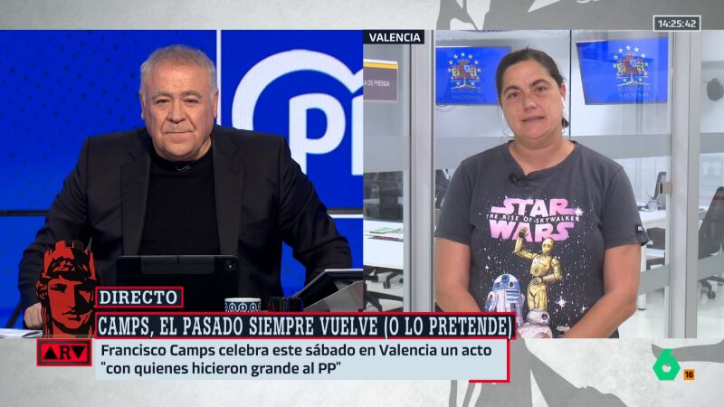 Loreto Ochando, sobre el acto que convocó Camps : "Es un animal político muy listo y si él se ve con posibilidades cuidado con la guerra que puede abrir"