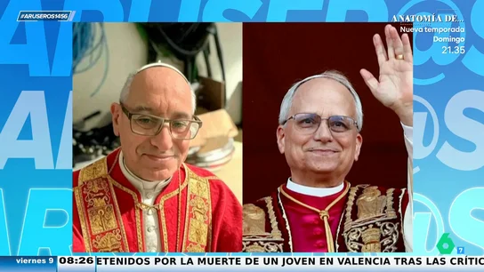 El sorprendente parecido físico del papa León XIV con un colaborador de Aruser@s: "Ya tenemos actor para cuando hagan la serie" El sorprendente parecido físico del papa León XIV con un colaborador de Aruser@s: "Ya tenemos actor para cuando hagan la serie"