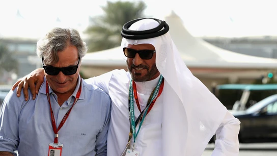 Carlos Sainz y Mohammed Ben Sulayem Carlos Sainz y Mohammed Ben Sulayem