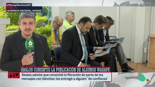 Alfonso Pérez Medina, sobre su conversación con Ábalos: "Me dijo que consintió la filtración de los chats con Sánchez" Alfonso Pérez Medina, sobre su conversación con Ábalos: "Me dijo que consintió la filtración de los chats con Sánchez"