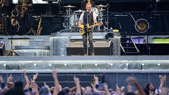 Bruce Springsteen durante un concierto en una imagen de archivo Bruce Springsteen durante un concierto en una imagen de archivo