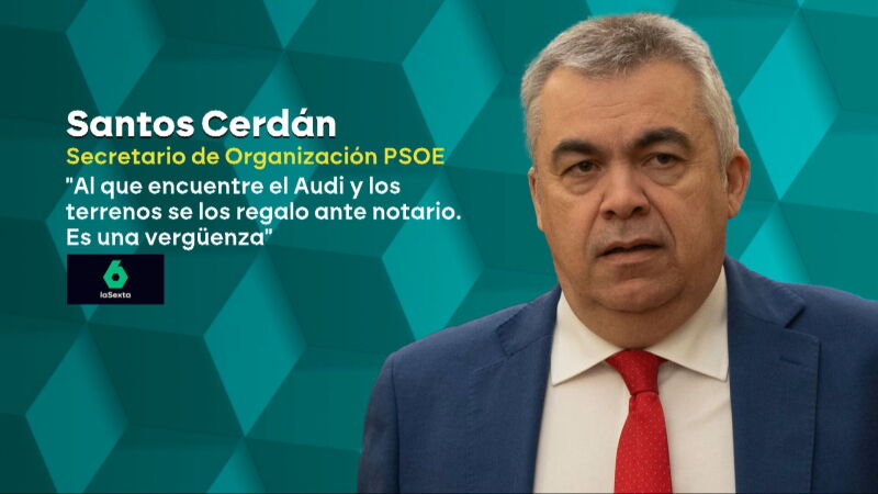 Santos Cerdán niega supuestos regalos de coches de la trama Koldo