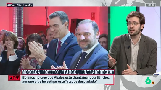 Alan Barroso defiende que los mensajes de Sánchez "no desvelan nada": "Que se llevaba mal con Lambán ya lo sabíamos" Alan Barroso defiende que los mensajes de Sánchez "no desvelan nada": "Que se llevaba mal con Lambán ya lo sabíamos"