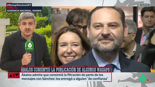 Alfonso Pérez-Medina: "Ábalos me dijo que los mensajes con Sánchez son historia de España; tiene ofertas para escribir sus memorias" Alfonso Pérez-Medina: "Ábalos me dijo que los mensajes con Sánchez son historia de España; tiene ofertas para escribir sus memorias"
