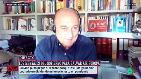Miguel Sebastián reacciona a los mensajes de Sánchez sobre Air Europa: "Lo preocupante sería que no se involucrara" Miguel Sebastián reacciona a los mensajes de Sánchez sobre Air Europa: "Lo preocupante sería que no se involucrara"