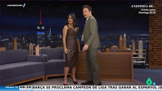 Alfonso Arús alucina al ver a Salma Hayek así y desvela cómo era cuando la entrevistó hace 28 años Alfonso Arús alucina al ver a Salma Hayek así y desvela cómo era cuando la entrevistó hace 28 años