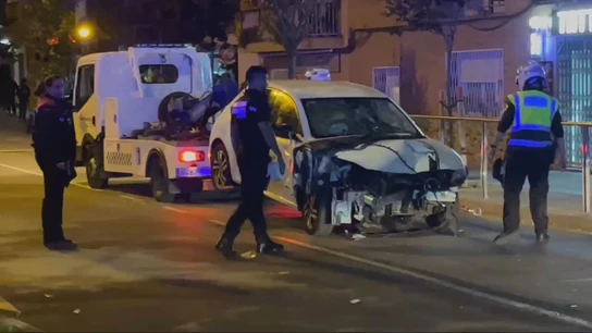 El coche del atropello múltiple en Barcelona El coche del atropello múltiple en Barcelona