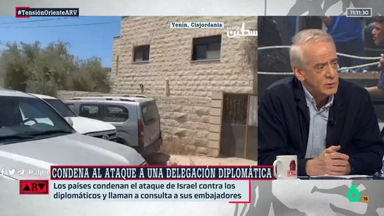 Ignacio Cembrero, sobre el ataque a una delegación diplomática en Yenín: "Lo que ha sucedido no es casualidad" Ignacio Cembrero, sobre el ataque a una delegación diplomática en Yenín: "Lo que ha sucedido no es casualidad"