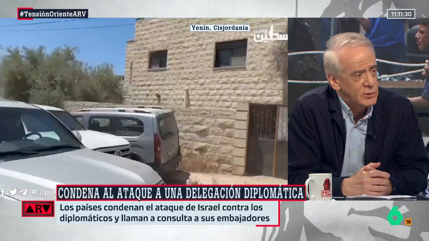 Ignacio Cembrero, sobre el ataque a una delegación diplomática en Yenín: "Lo que ha sucedido no es casualidad" Ignacio Cembrero, sobre el ataque a una delegación diplomática en Yenín: "Lo que ha sucedido no es casualidad"