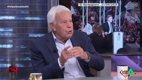 Felipe González, muy crítico de nuevo con Sánchez: "Yo, como no pude aprobar los Presupuestos, convoqué elecciones" Felipe González, muy crítico de nuevo con Sánchez: "Yo, como no pude aprobar los Presupuestos, convoqué elecciones"