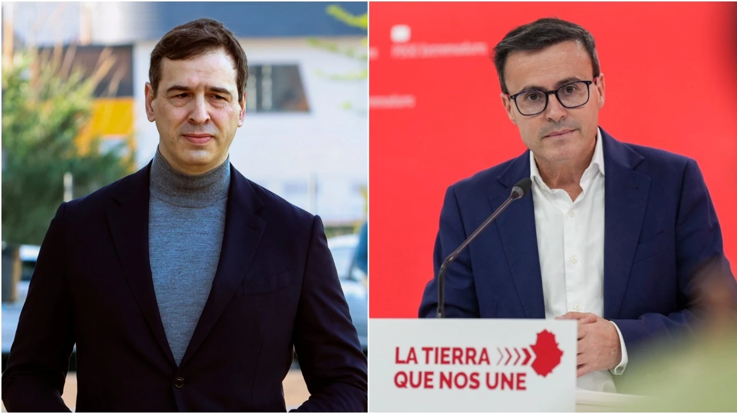 El hermano del presidente del Gobierno y Gallardo, el presidente de la Diputación de Badajoz El hermano del presidente del Gobierno y Gallardo, el presidente de la Diputación de Badajoz