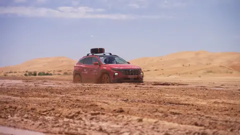 La gama SUV de Hyundai en el Desierto de los Niños La gama SUV de Hyundai en el Desierto de los Niños