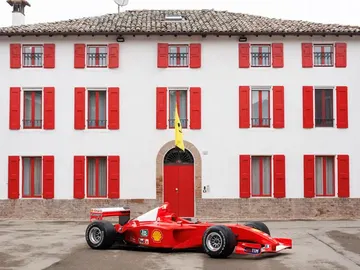El Ferrari F2001 con el que Schumacher el GP de Fórmula 1 de Mónaco en 2001 El Ferrari F2001 con el que Schumacher el GP de Fórmula 1 de Mónaco en 2001