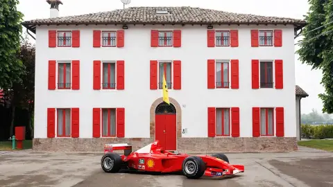 El Ferrari F2001 con el que Schumacher el GP de Fórmula 1 de Mónaco en 2001 El Ferrari F2001 con el que Schumacher el GP de Fórmula 1 de Mónaco en 2001