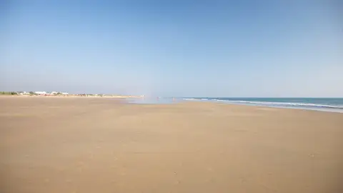 Playa de Castilnovo, en Cádiz Playa de Castilnovo, en Cádiz