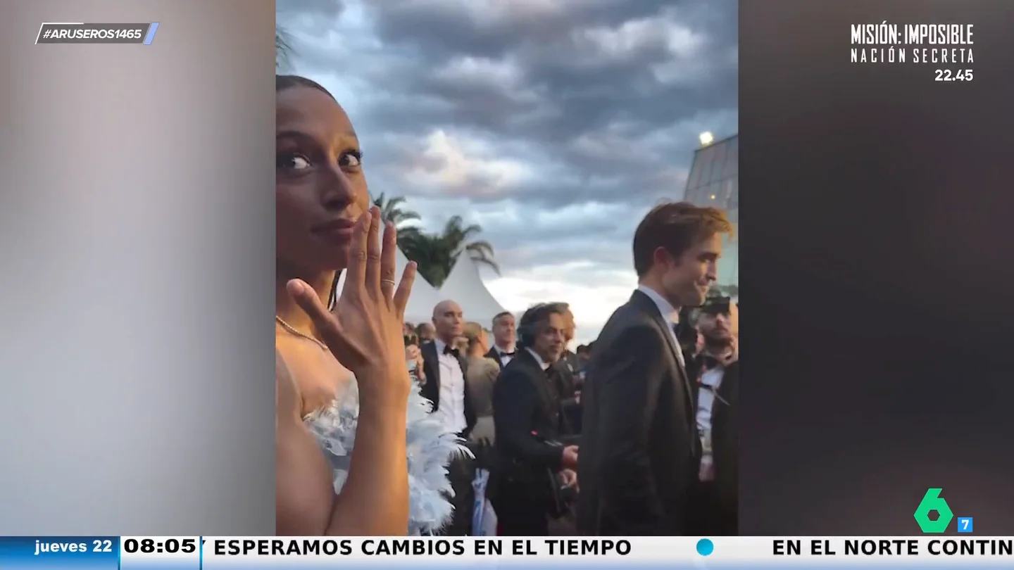 La reacción viral de Ana Peleteiro al tener al lado a Robert Pattinson en el Festival de Cannes La reacción viral de Ana Peleteiro al tener al lado a Robert Pattinson en el Festival de Cannes
