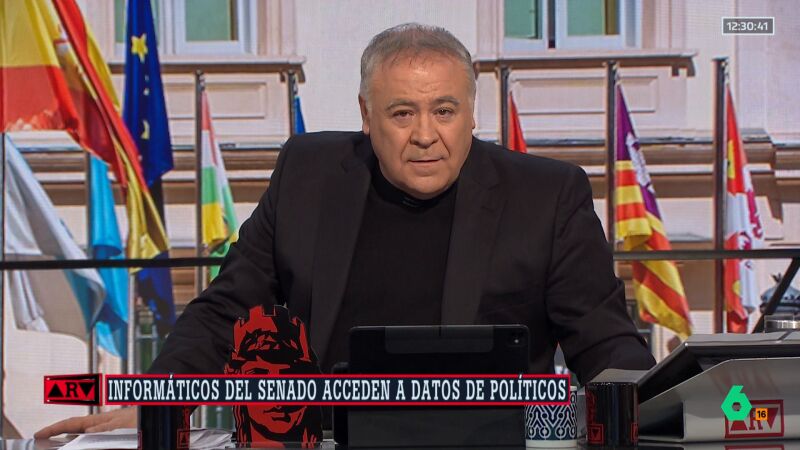 Ferreras, tras el acceso ilegal de dos informáticos del Senado a los ordenadores de varios políticos: "No sé si es un Watergate, pero es espionaje"