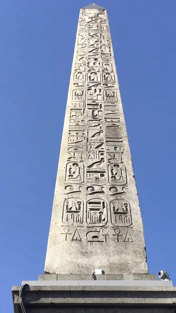 Obelisco de Ramsés II en París Obelisco de Ramsés II en París