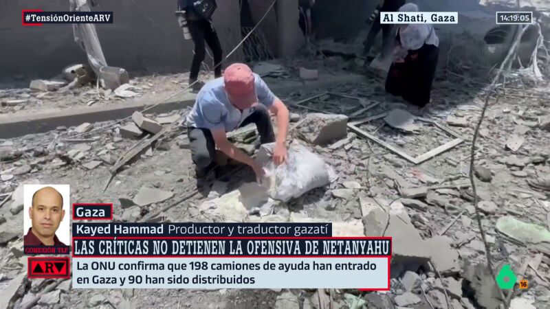 El gazatí Kayed Hammad describe la dura situación en la Franja: "Hay poca diferencia entre la muerte y nuestra vida"