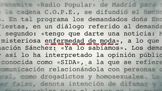 "Miguel Bosé tiene la enfermedad de moda": cuando el programa de Encarna Sánchez "no se atrevió" a mencionar el SIDA "Miguel Bosé tiene la enfermedad de moda": cuando el programa de Encarna Sánchez "no se atrevió" a mencionar el SIDA
