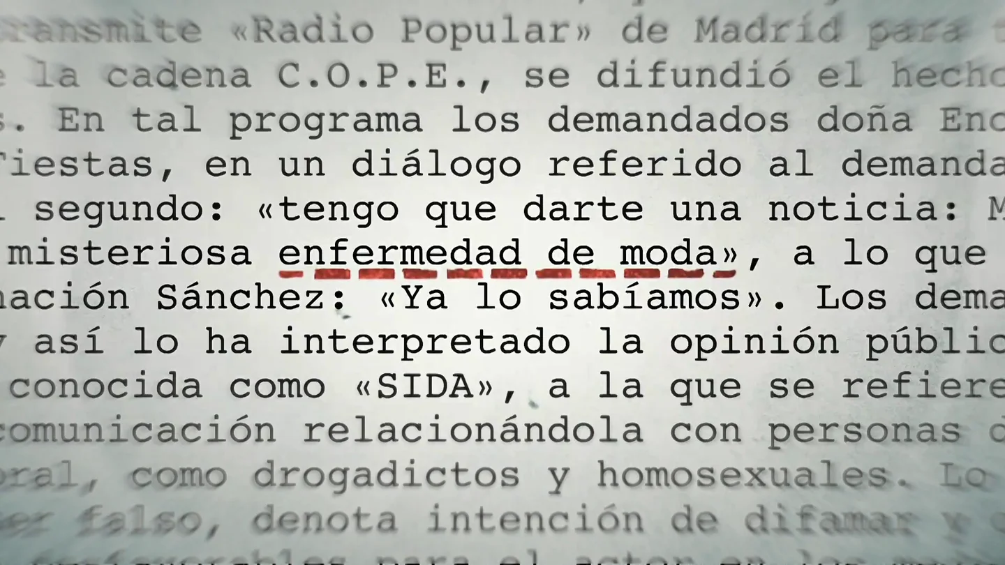 "Miguel Bosé tiene la enfermedad de moda": cuando el programa de Encarna Sánchez "no se atrevió" a mencionar el SIDA "Miguel Bosé tiene la enfermedad de moda": cuando el programa de Encarna Sánchez "no se atrevió" a mencionar el SIDA