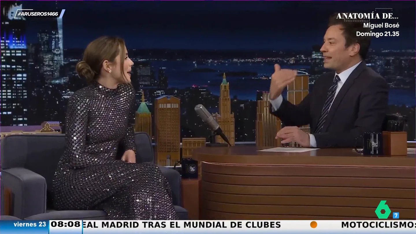 Ana de Armas reacciona a la pregunta personal de Jimmy Fallon: "No puedes preguntar eso" Ana de Armas reacciona a la pregunta personal de Jimmy Fallon: "No puedes preguntar eso"
