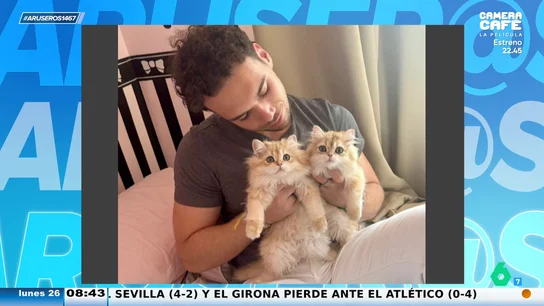 Hans Arús presenta en Aruser@s a sus dos cachorros de gato, Goten y Gohan: "Yo le propuse Andy y Lucas y me dijo que no" Hans Arús presenta en Aruser@s a sus dos cachorros de gato, Goten y Gohan: "Yo le propuse Andy y Lucas y me dijo que no"