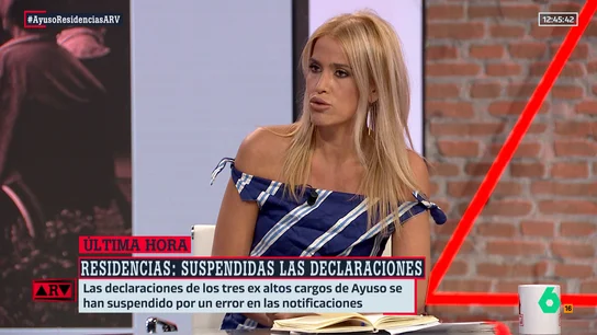 La petición de Afra Blanco sobre el caso de las residencias en Madrid: "¡Que se deje de maltratar a las víctimas!" La petición de Afra Blanco sobre el caso de las residencias en Madrid: "¡Que se deje de maltratar a las víctimas!"