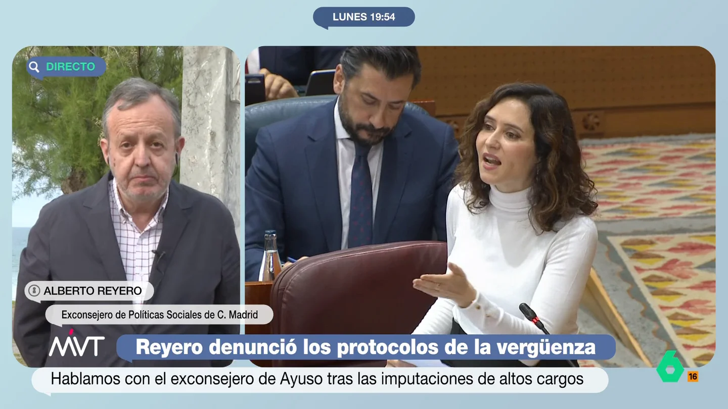 Alberto Reyero responde a Ayuso sobre los muertos en las residencias: "Muchos de los que fueron a hospitales se salvaron" Alberto Reyero, el exconsejero de Políticas Sociales que destapó los protocolos de la vergüenza, reflexiona sobre los muertos en las residencias y el devenir del caso que actualmente se desarrolla en los tribunales.
