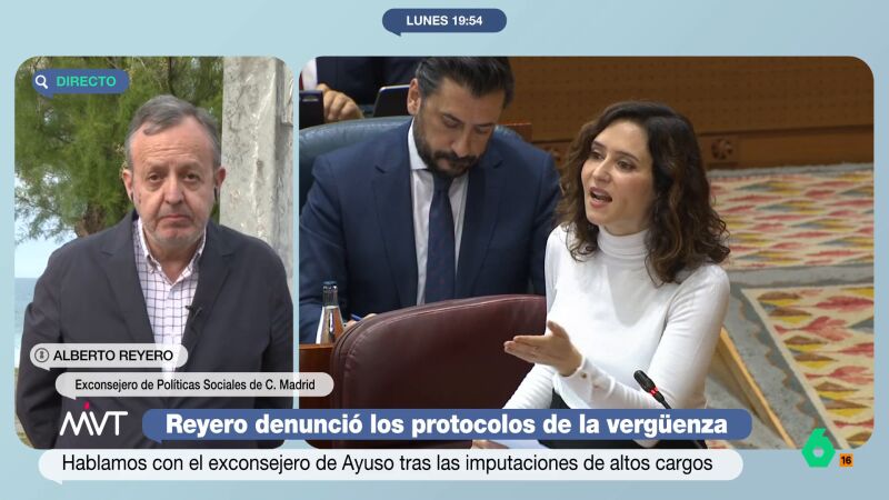 Alberto Reyero responde a Ayuso sobre los muertos en las residencias: "Muchos de los que fueron a hospitales se salvaron"