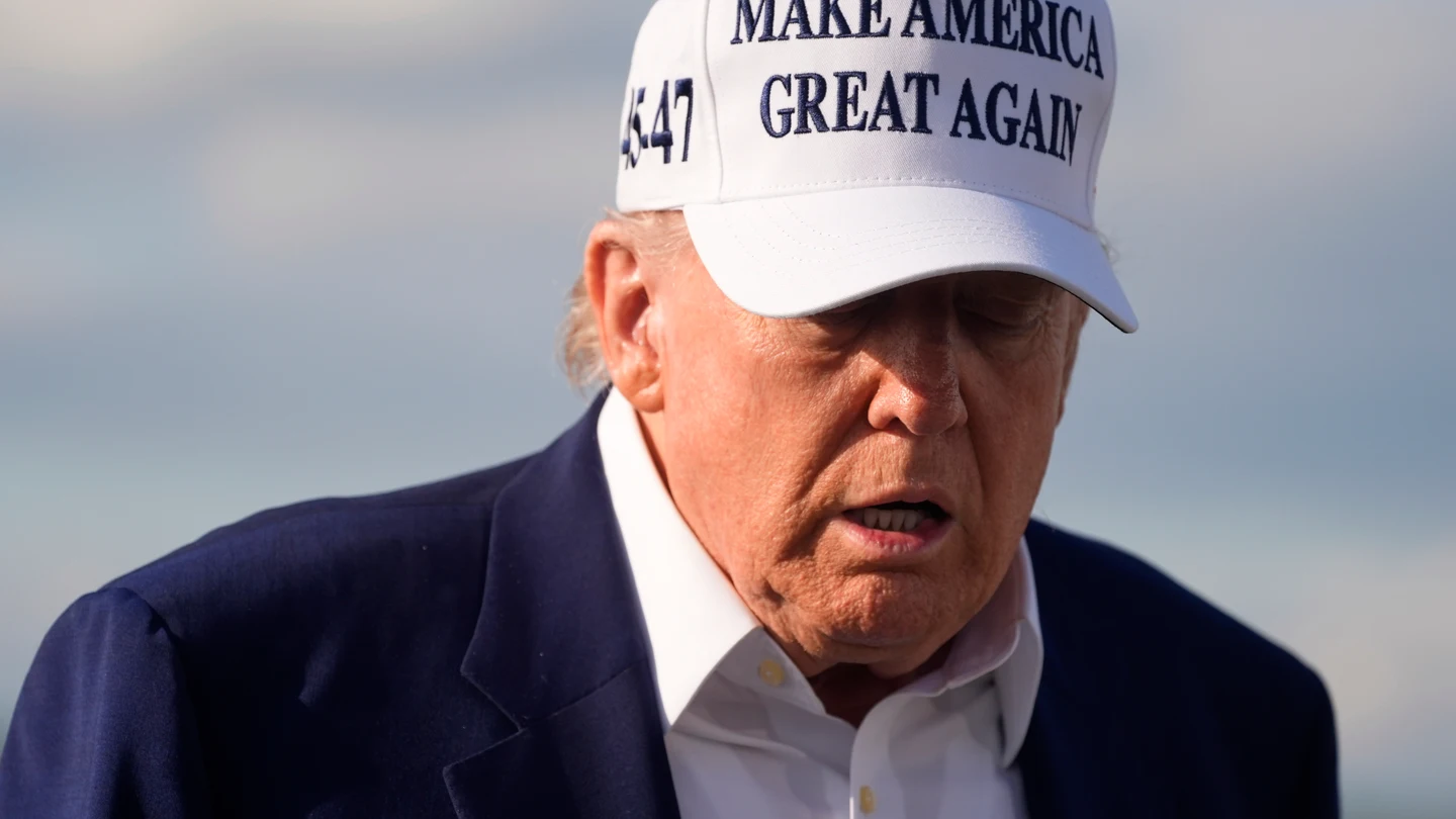 El presidente de Estados Unidos (EEUU), Donald Trump, este domingo. El presidente de Estados Unidos (EEUU), Donald Trump, este domingo.