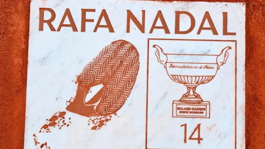 Marca de Rafa Nadal en Roland Garros Marca de Rafa Nadal en Roland Garros