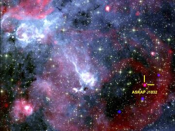 Detectan un objeto c&oacute;smico que emite se&ntilde;ales de radio y rayos X en la V&iacute;a L&aacute;ctea