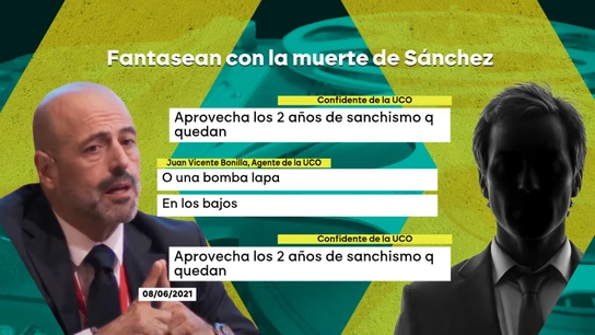 Un capitán de la UCO fantasea con la muerte de Sánchez: "Una bomba lapa en los bajos" de su coche Un capitán de la UCO fantasea con la muerte de Sánchez: "Una bomba lapa en los bajos" de su coche