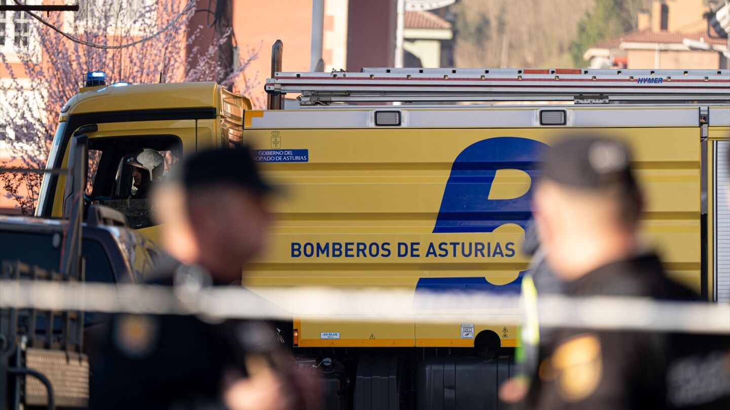 Imagen de archivo del un veh&iacute;culo de Bomberos de Asturias. 